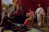 Merchant Canvas Paintings - The Carpet Merchant
